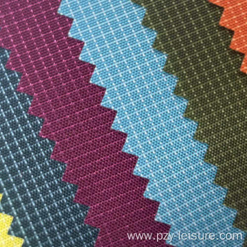 Waterproof 210D double-color 0.1 plaid fabric